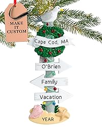 Personalized Beach Ornament 2025 | Free 24h