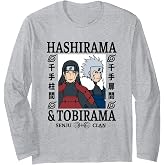 Naruto Shippuden Hashirama &amp; Tobirama Senju Clan Anime Long Sleeve T-Shirt