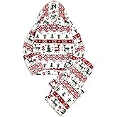 ZAFUL Women's Fuzzy Fleece Pajamas Lounge Sets 2 Piece Pocket Hoodies and Wide Leg Pants Sleepwear Outfits