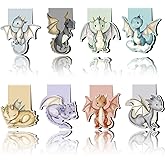 Cute Dragon Magnetic Bookmarks, 8 Pcs Fun Animal Book Marks for Reading Kids Boys Girls, Magnetic Bookmark Clips for School Supplies, Birthday Christmas Gifts for Book Lovers