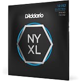 D'Addario NYXL1252W Electric Guitar Strings, Wound 3rd 12-52 | NYXL electric guitar strings deliver enhanced tuning stability, greater strength, dynamic range, and bright tone.