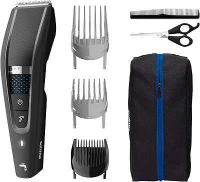 Philips Hair Clipper Serie 5000 Regolacapelli con Tecnologia Trim-n-Flow e DualCut (modello HC5632/15)