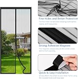 Cloudgree Magnetic Fly Screen Door 80x200cm Insect Mesh Curtain with Magnets view 4