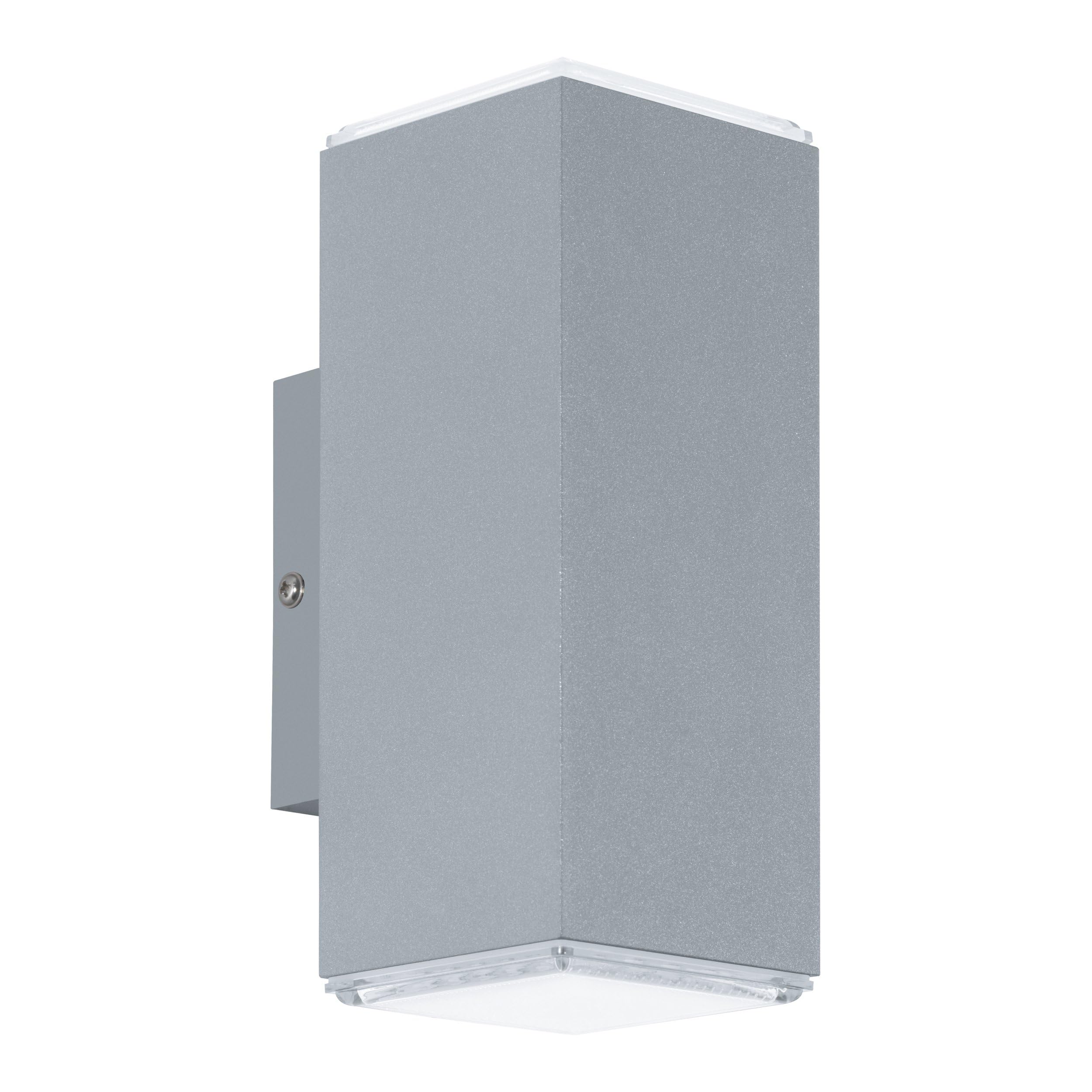 EGLO 94186 LED Silver Outdoor Wall Light TABO