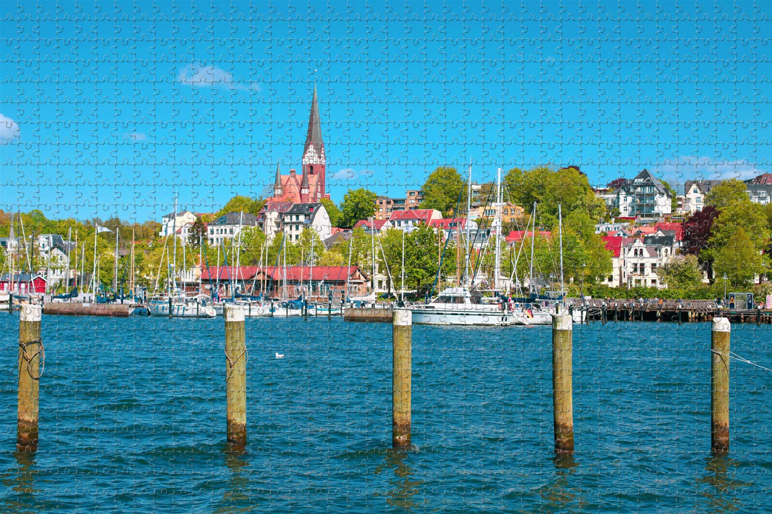 Umsufa Flensburg Port Church Germany Jigsaw Puzzle