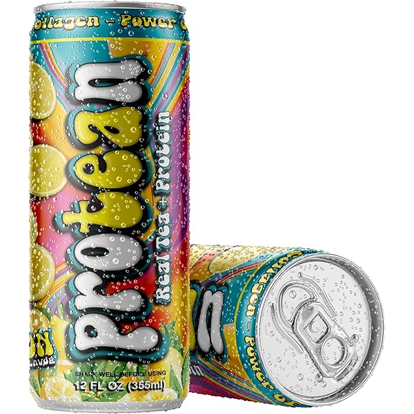 Amazon.com : Protean Protein Tea – Groovy Lemon | 12-Pack | ioWhey
