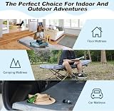 REDCAMP 7.6cm Thick Memory Foam Camping Mattress Grey 190x76cm with Detachable view 3