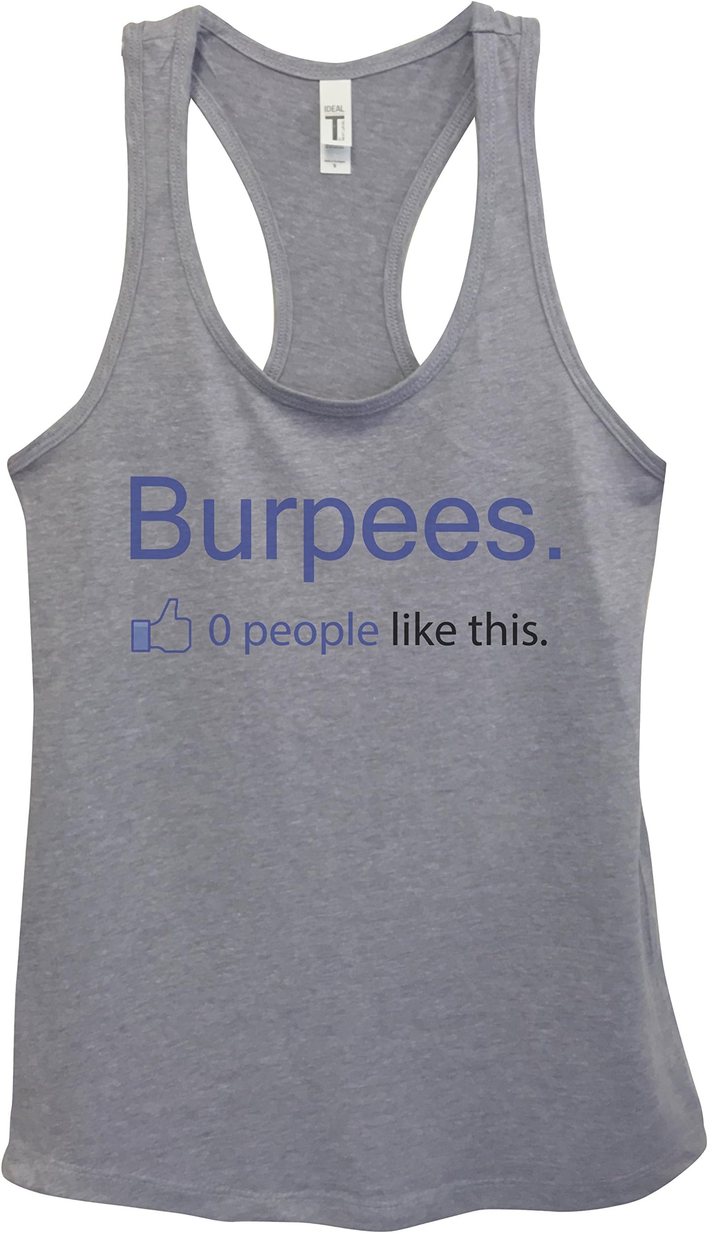 Funny Women's Work Out Tank Top “Like Burpees” - Yoga Royaltee Shirts