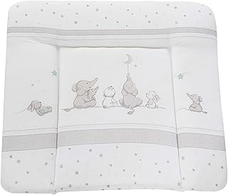 roba Wickelauflage „Sternenzauber“, weiche Wickelunterlage 85x75 cm, PU-beschichtete Wickeltischauflage, abwischbar