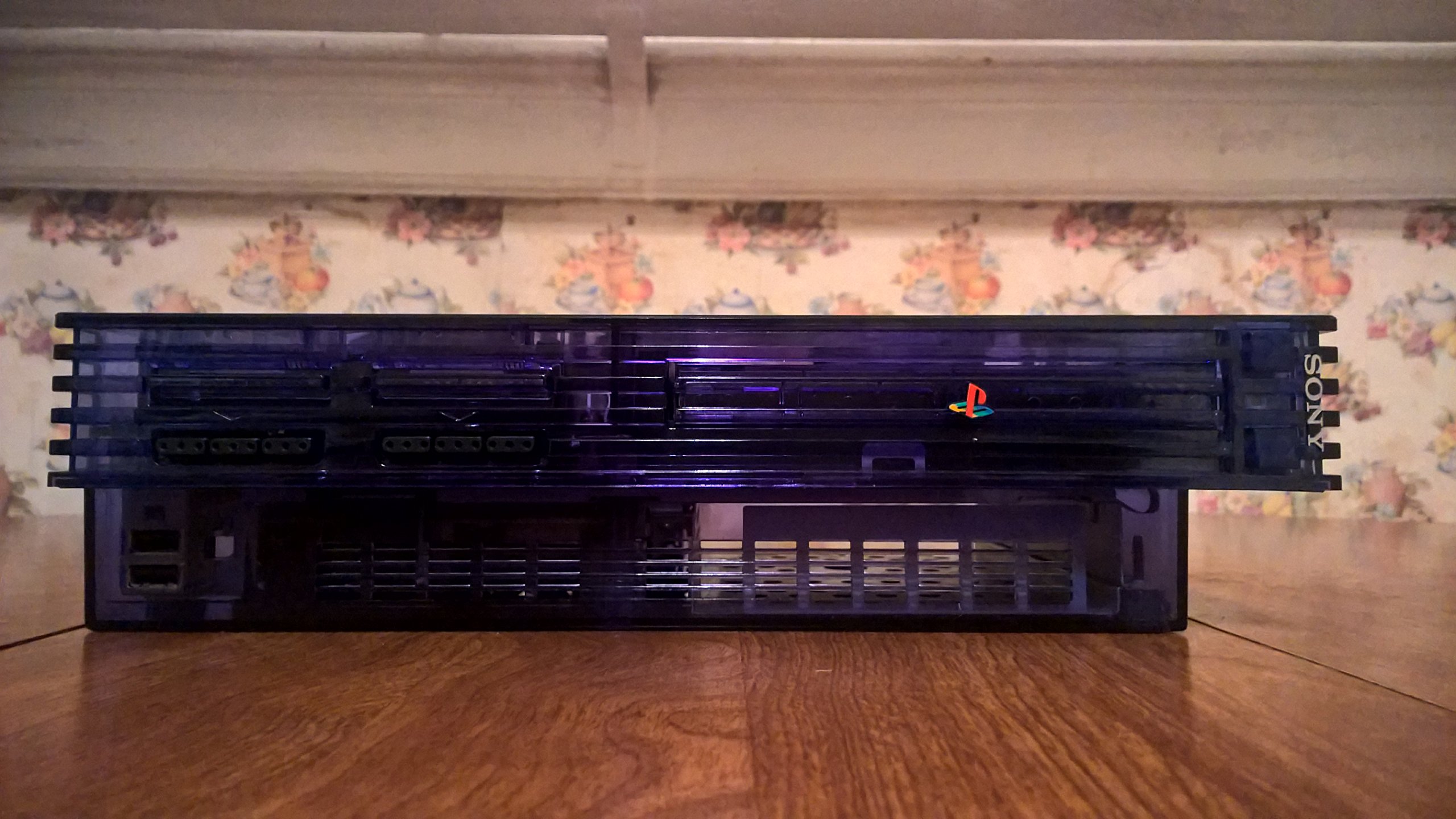 PS2 Full Case Replacement GhostCase Kit Clear Purple Buy Online in
