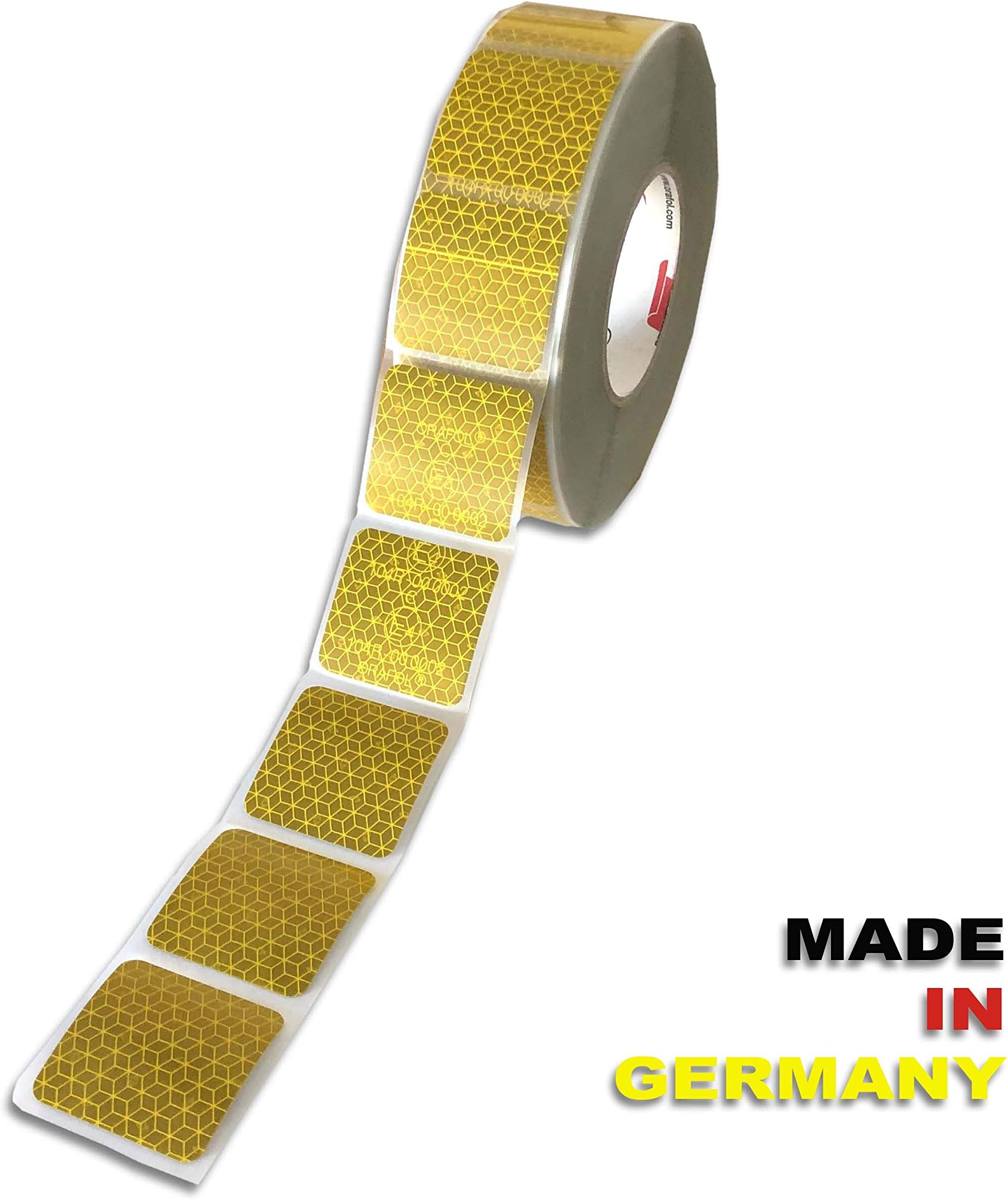 Reflexite 1 m x 50 mm Contour marking yellow/Segmented Orafol Oralite Cut