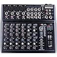 Sound Town Professional 12-Channel Audio Mixer with USB interface, Recording, EQ, Bluetooth, DSP and 48V Phantom (TRITON-A12BD)