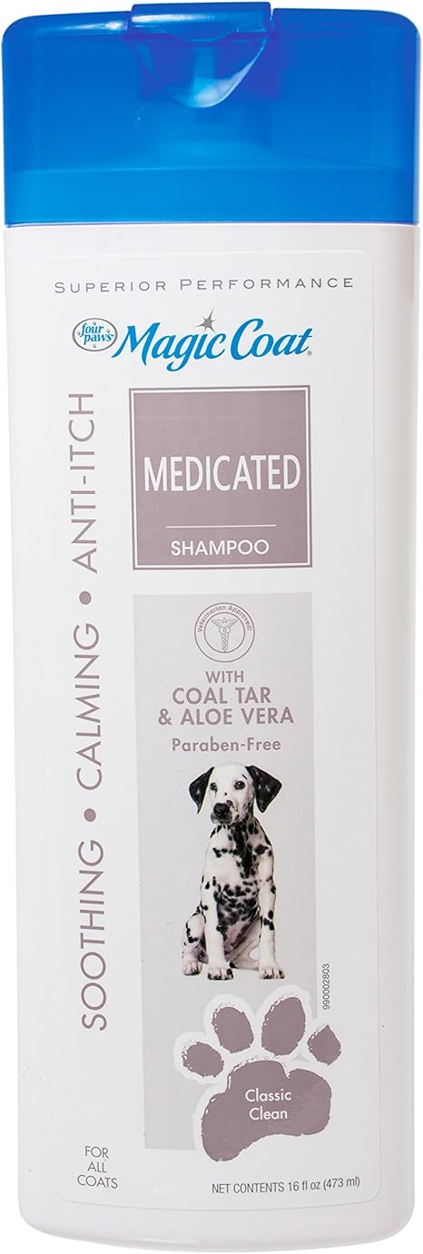 Pet Shampoos Amazon Com Four Paws Magic Coat Medicated Dog