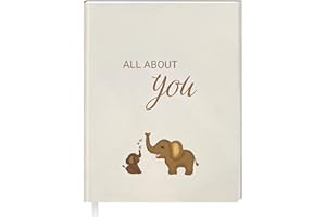 UM NOVELTIES Babys First Year Book, Baby Memory Book Boy or Girl, Baby First Book, Minimalist Baby First Year Book, Scrapbook Baby, Keepsake Baby Memory Book, Gender Neutral Baby Milestone Warm Earth Colors