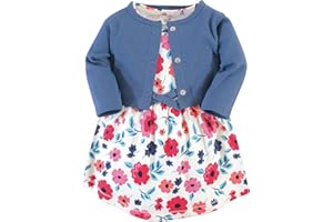 Touched by Nature Baby Girl Organic Cotton Dress and CardiganCasual Dress