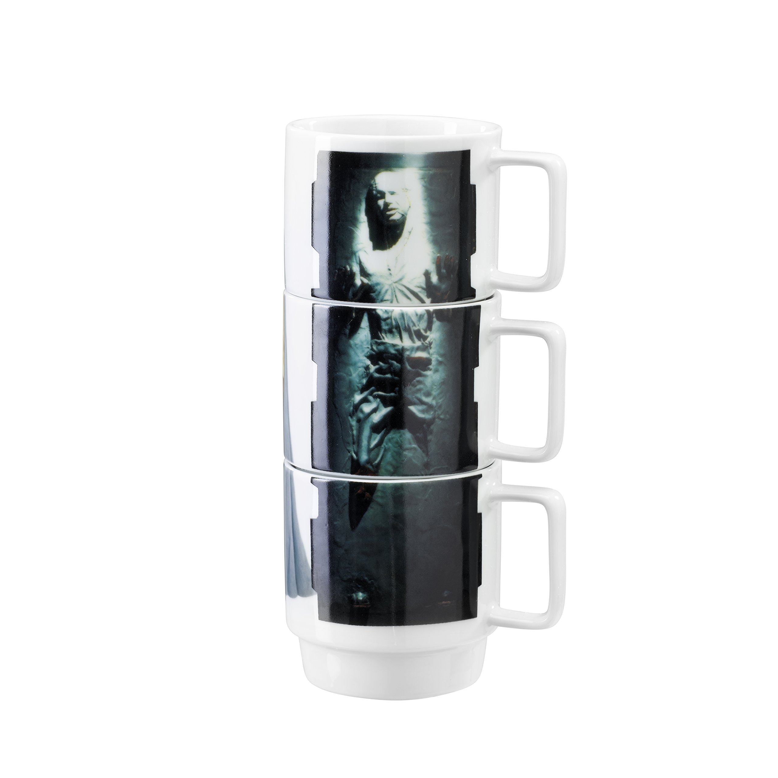 Star Wars Underground Toys Stacking Slave Leia Han in Carbonite Lando Home Mugs