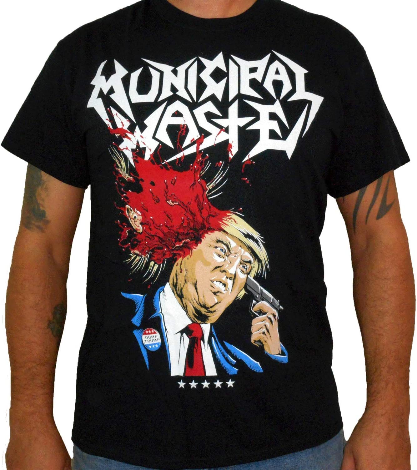 Municipal Waste (Trump Walls of Death) Men's T-Shirt