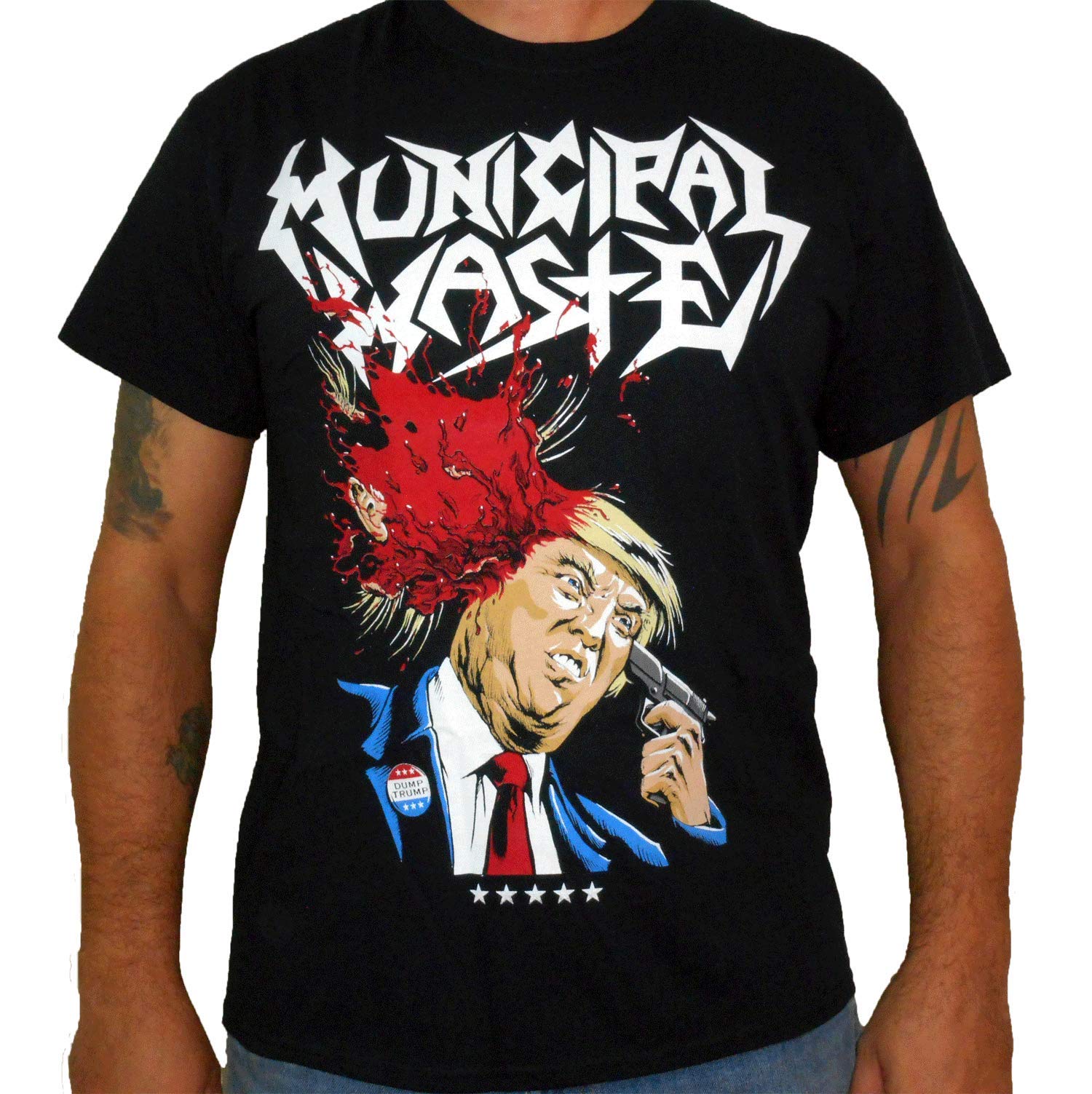 Municipal Waste (Trump Walls of Death) Men's T-Shirt