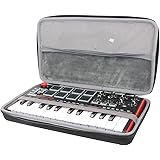 co2CREA Veranstalter Reise Lagerung Tragen Taschen Hülle für Akai Professional MPK Mini MKII Kompakter USB MIDI Keyboard & Pad Controller