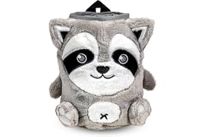 SHIMANY Chalk Bag for Rock Climbing - Cute Chalk Bag for Bouldering, Gym, Indoor & Outdoor Climbing with Adjustable Belt, Brush Holder & Carabiner