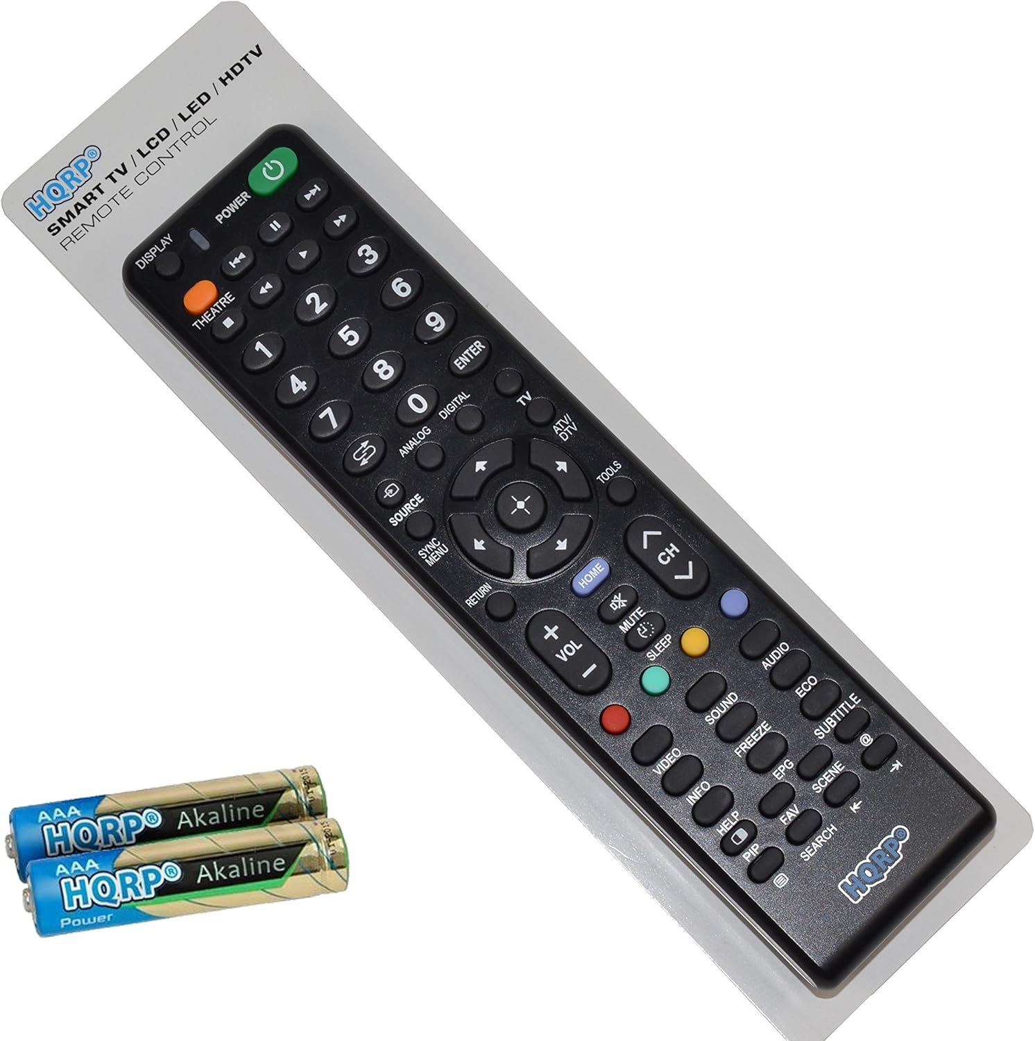 HQRP Mando a Distancia Universal para televisores de Sony KDL52V4100 KDL52V5100 KDL52VE5 KDL