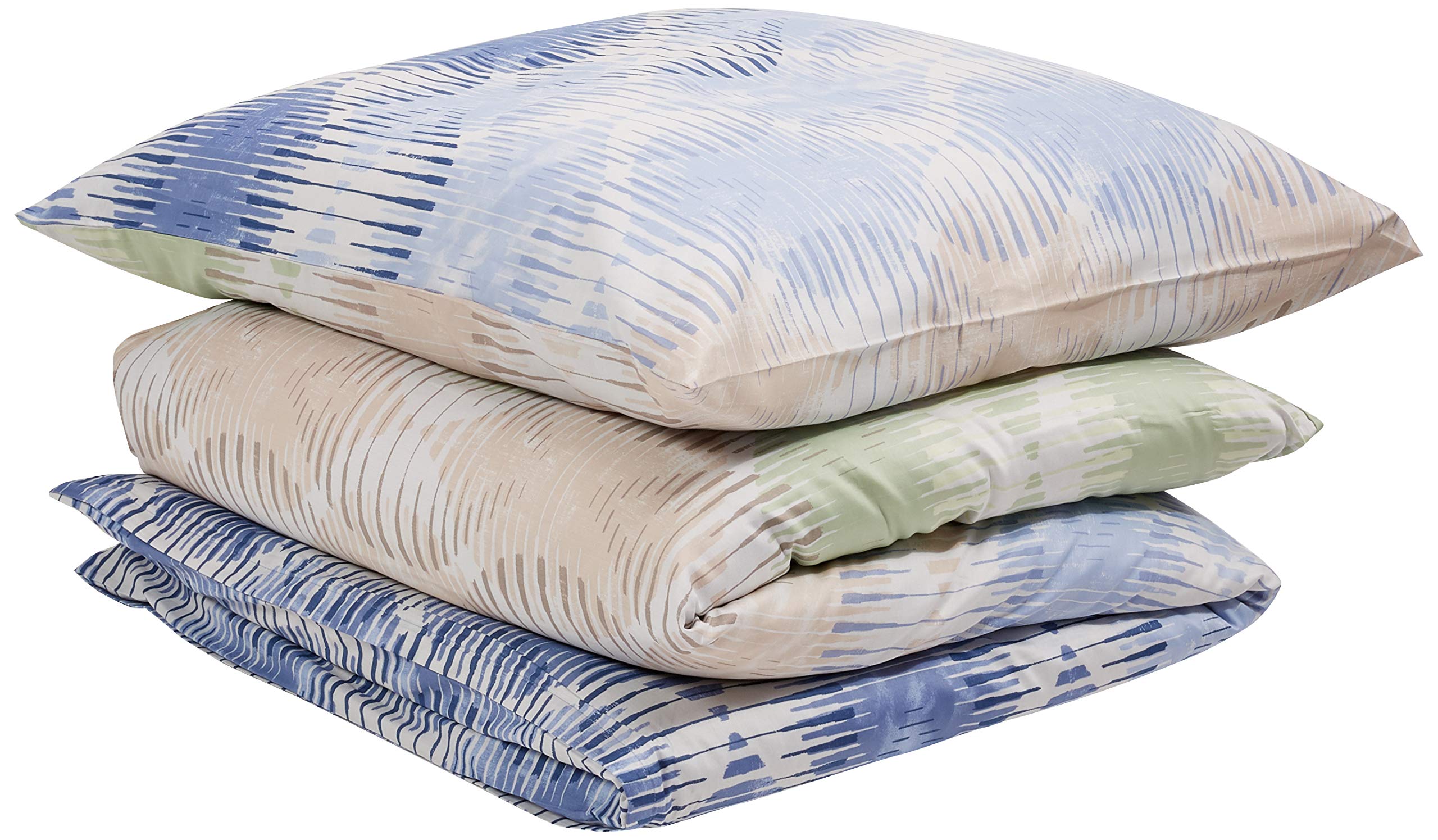 biberna 0636018 Maco Satin Bed Linen Set with Pillowcase (Cotton) 1x 135x200 cm and 1x 80x80 cm Niagara