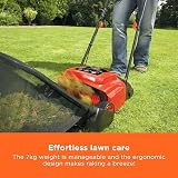 BLACK+DECKER Lawn Raker 600W GD300-GB Adjustable Height 30cm Raking Width view 2