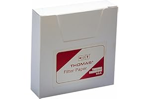 Thomas 6100-0700 Qualitative Filter Paper, 1.5 Micron, Grade, 7cm Diameter x 0.15mm Thick (Pack of 100)