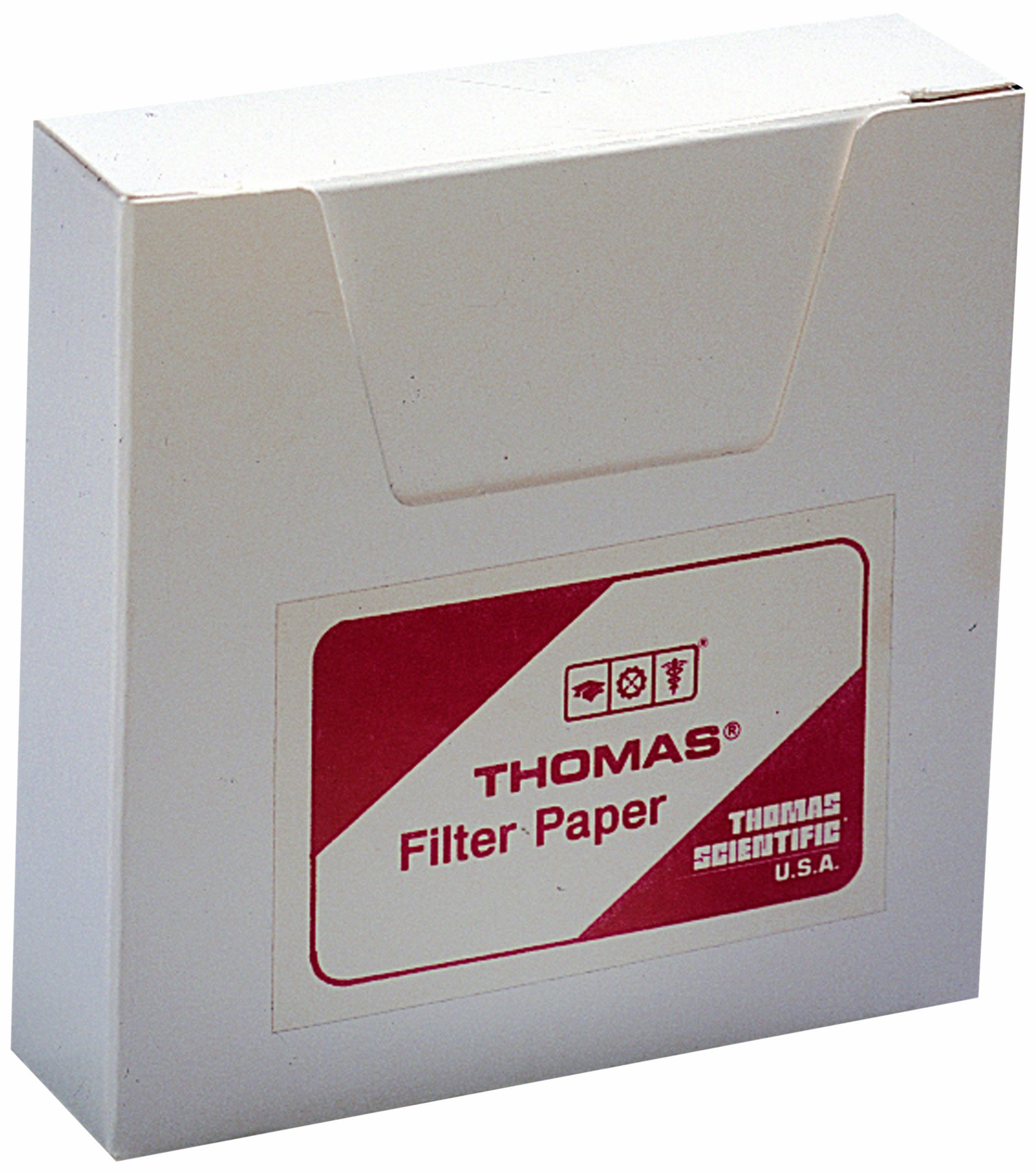 Thomas 6100-0700 Qualitative Filter Paper, 1.5 Micron, Grade, 7cm Diameter x 0.15mm Thick (Pack of 100)