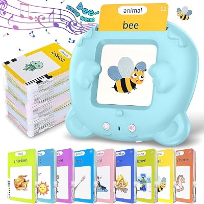 Felly Talking Flash Cards for Toddlers 112 Cards 224 Words Montessori Reading