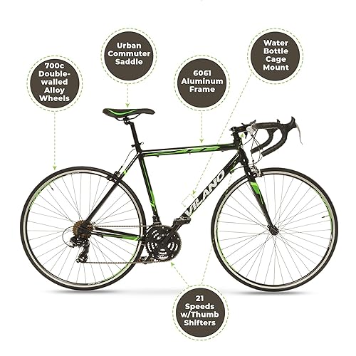 Vilano R2 Commuter Aluminum Road Bike 21 Speed 700c in Kuwait