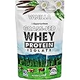 Opportuniteas Grass Fed Vanilla Whey Protein Isolate Powder - 22g Protein Powder Without Artificial Sweeteners, Hormone-Free Cows, Non GMO - 1lb