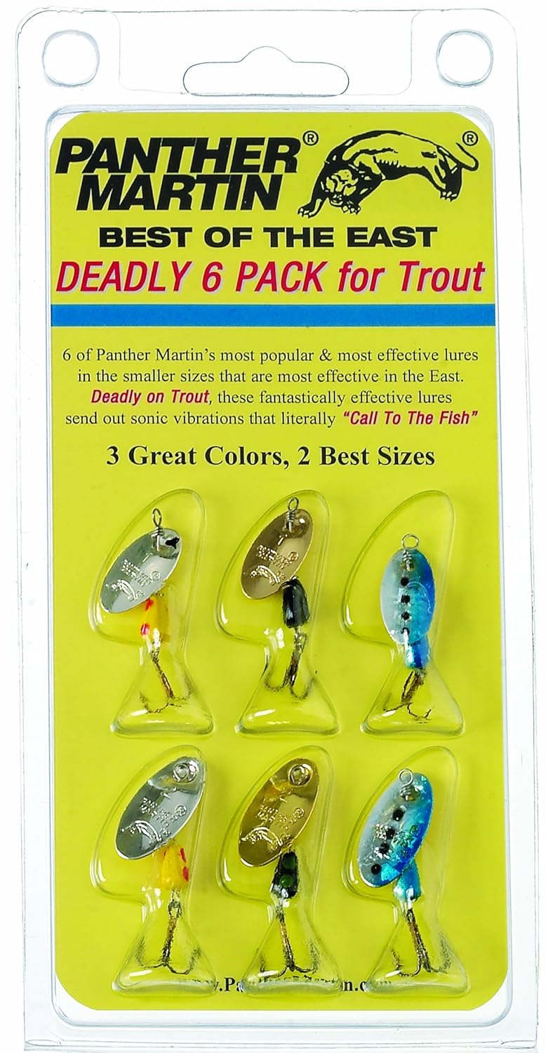 Panther Martin Best of The East Spinner Fishing Lure Kit Spinners