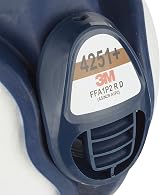 3M 4251+ Maintenance Free Reusable Half Mask Respirator FFA1P2 R D Filters view 4