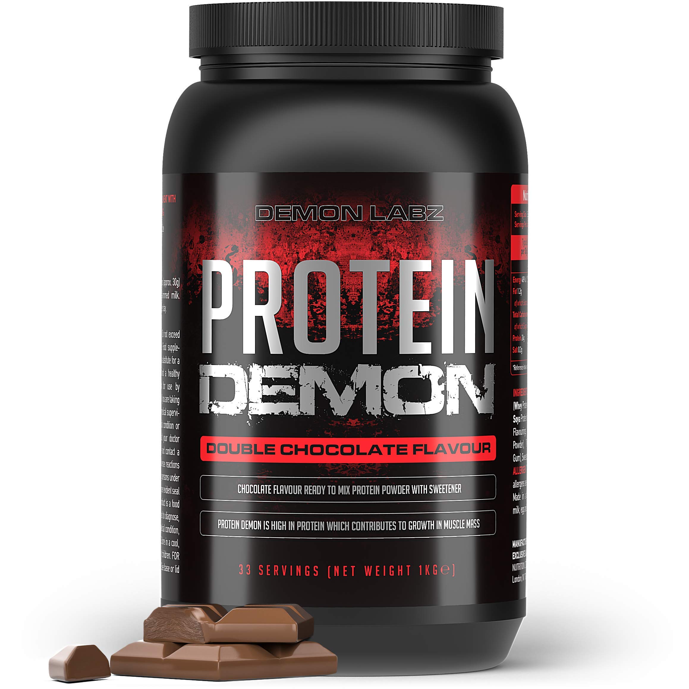 Protein Demon (Double Chocolate Flavour) 80 Protein Shake Whey