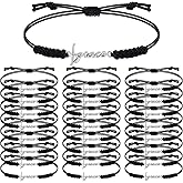 Tondiamo 24 Pcs Grace Cross Bracelets Bulk for Girls Woman Adjustable Cross Bracelets Inspirational Birthday Gifts Religious Accessories