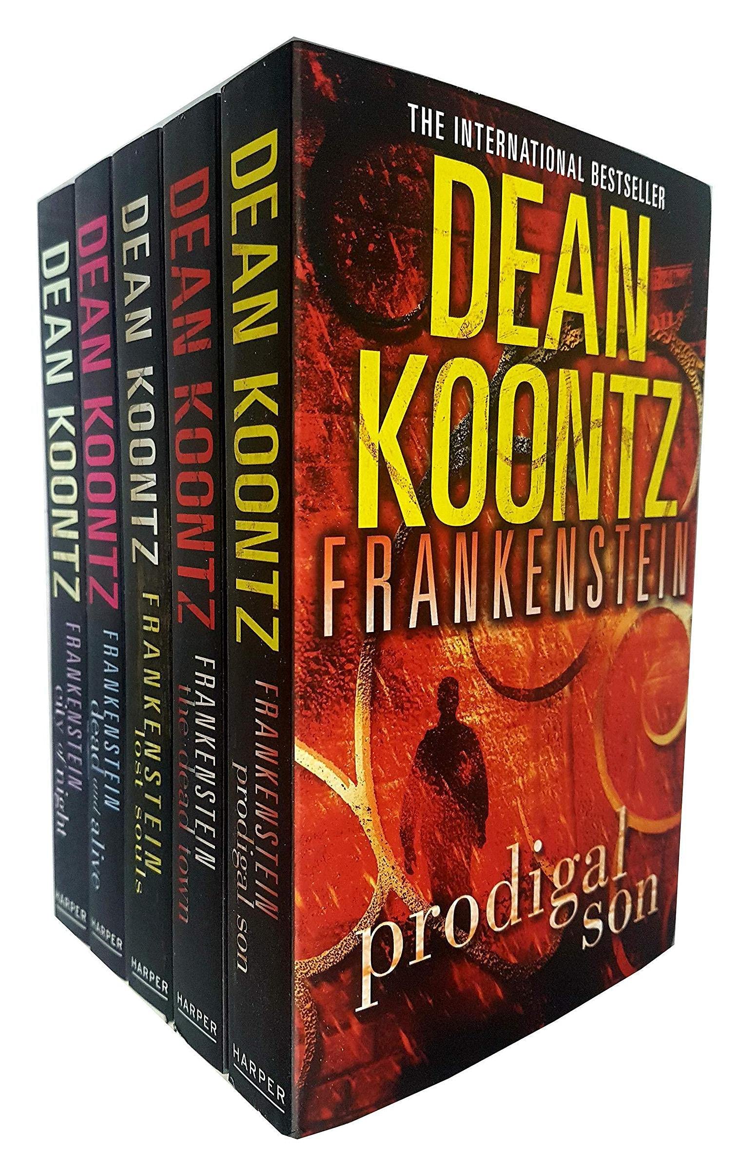 Dean Koontz’s Frankenstein Series 5 Books Collection Set( The Dead Town, Lost Souls, Dead and Alive, City of Night, Prodigal Son )