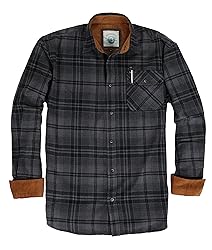Gioberti Men's Brushed Flannel 100% Cotton Plaid