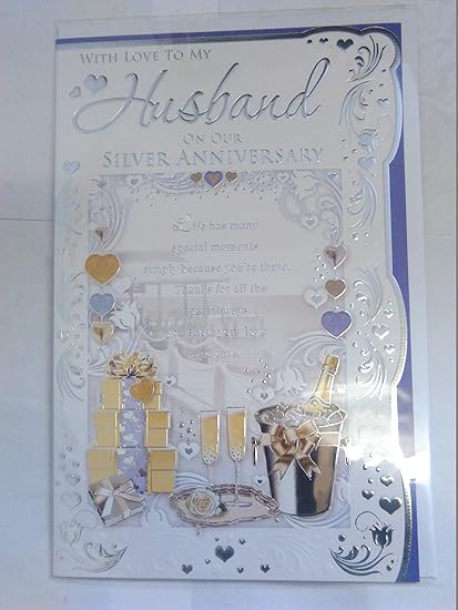 to my husband on our 25th wedding anniversary