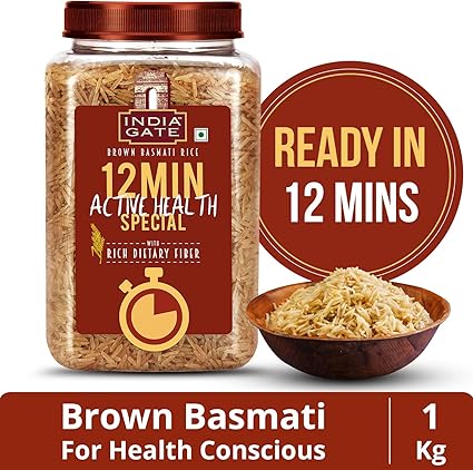 India Gate Brown Basmati Rice, 1kg