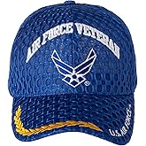 Artisan Owl Officially Licensed Veteran US Air Force Logo and Emblem Embroidered Baseball Cap
