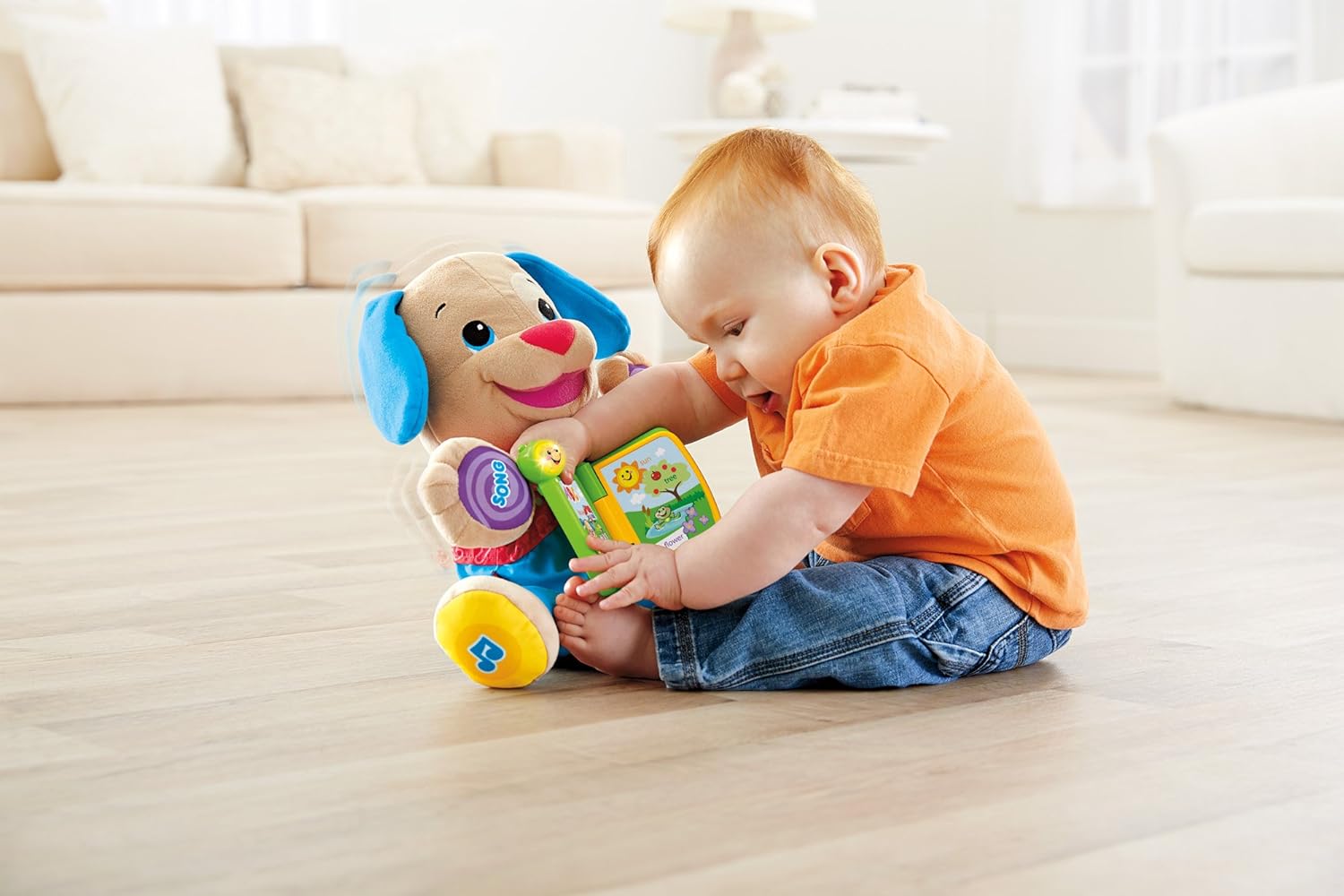 fisher price laugh and learn singin storytime puppy