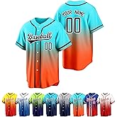 Custom Baseball Jerseys Personalized Stitched or Printed Name Number Baseball Shirt Sports Uniform for Men Women Youth Gifts