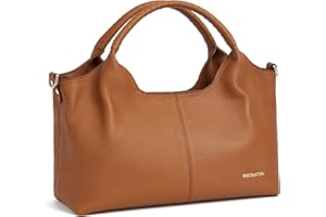BOSTANTEN Genuine Leather Purses for Women Designer Handbags Crossbody Shoulder Bags Top Handle Satchel with Adjustable Strap