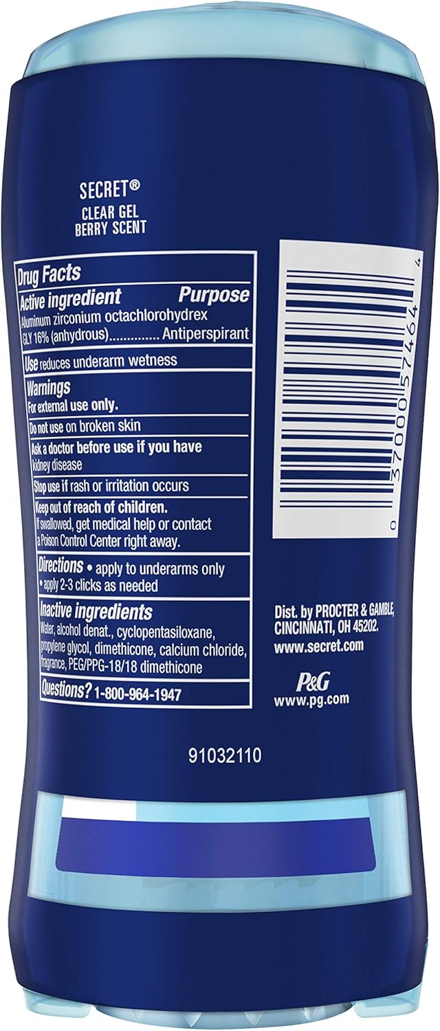 Secret Scent Expressions So Very Summerberry Clear Gel Antiperspirant/Deodorant, 160ml (Pack of 2), So Very Summerberry, 150ml - Image 3