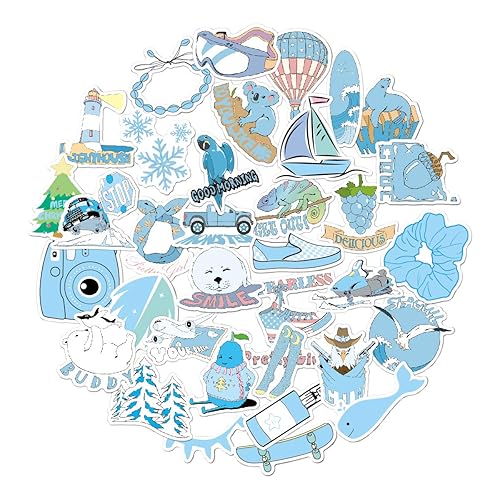 35 Pack Vsco Stickers for Hydro Flask Water Bottle and Laptop