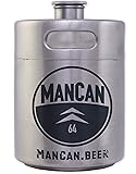ManCan 64 Oz Portable Keg-style Beer Growler