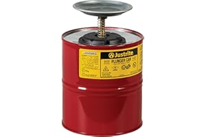Just Rite JUS10308 1 Gallon Steel Plunger Can