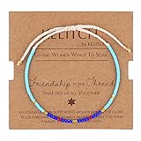 KELITCH Boho-color Crystal Shell Beaded Friendship