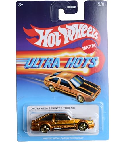 Amazon.com: Hot Wheels Toyota AE-86 Corolla, [White] City 23/250